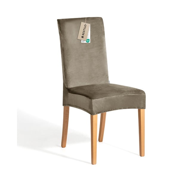 Pilkai smėlinės spalvos įtempiami kėdėms baldų apmušalai 4 vnt. 48 cm Sento – Restilo-image-3