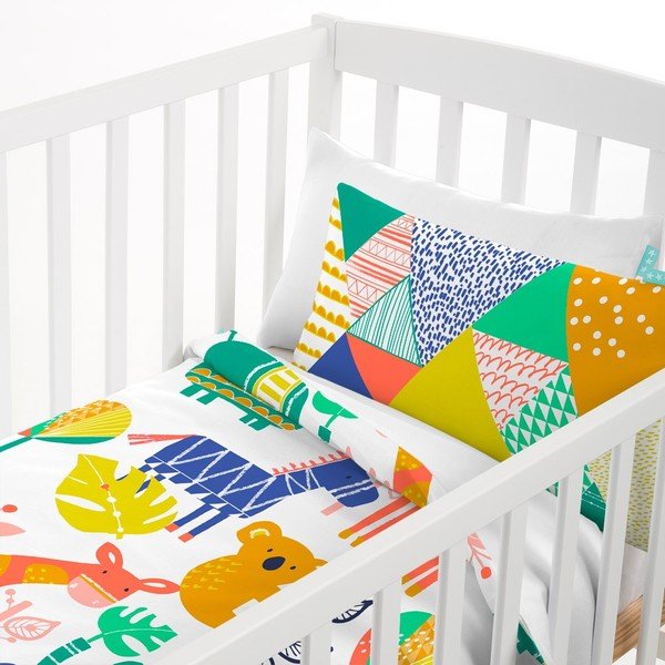 Lininis audinys Moshi Moshi Geo Jungle, 100 x 135 cm-image-3
