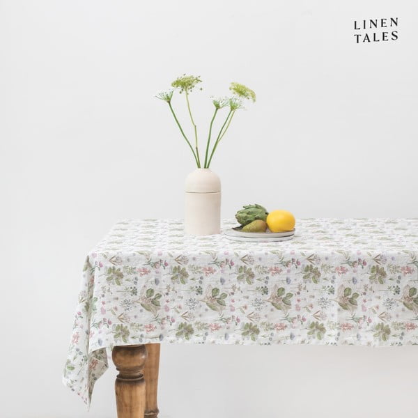 Staltiesė iš lino 140x300 cm White Botany – Linen Tales