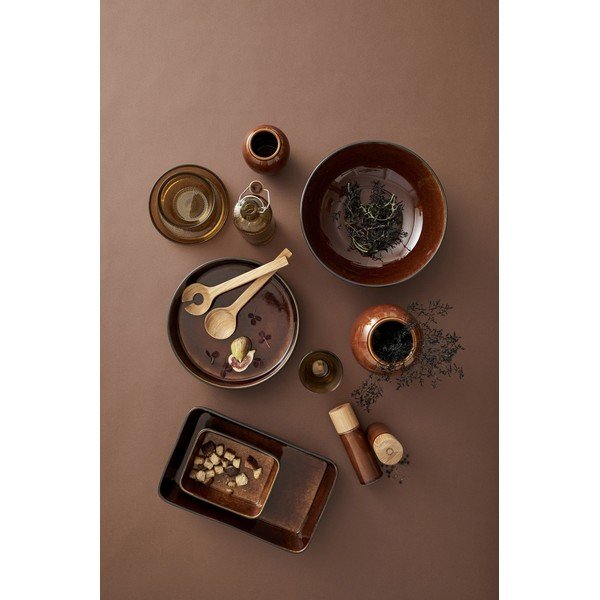 Gintarinės spalvos iš keramikos pipirų ir druskos malūnėlis 2 vnt. Gastro Amber – Bitz-image-1