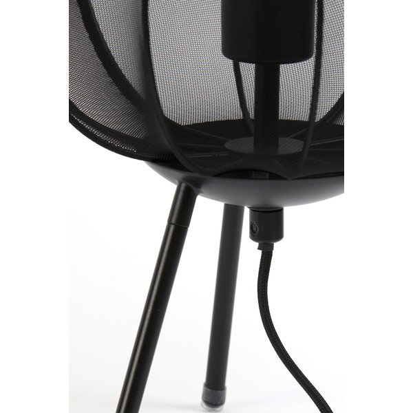 Juoda stalinė lempa (aukštis 45 cm) Plumeria - Light & Living-image-3