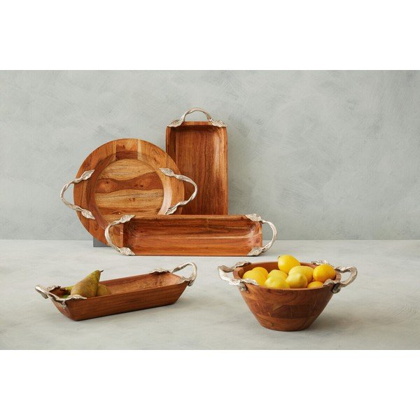 Iš medienos padėklas 14x54 cm Vine – Premier Housewares-image-2