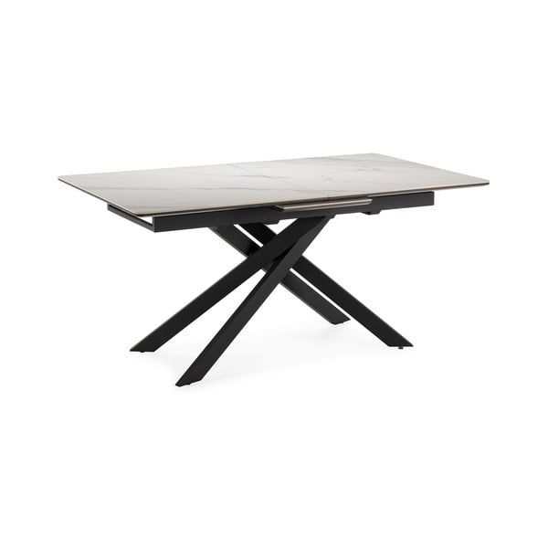 Iš keraminės plokštės prailginamas valgomojo stalas su papildomu stalviršiu 89,5x160 cm Belma – Marckeric-image-3
