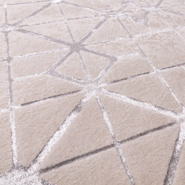 Sidabro ir rožinės spalvos kilimas 290x200 cm Aurora - Asiatic Carpets-image-2