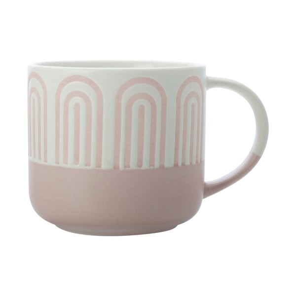 Iš porceliano  puodelis rožinės spalvos 400 ml Arches – Maxwell & Williams