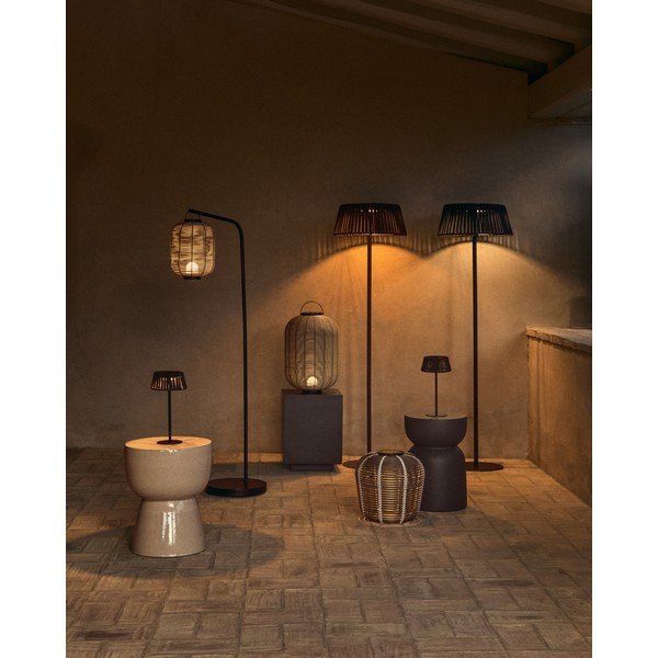 Stalinis/nešiojamas lauko šviestuvas LED saulės baterijos (aukštis 30 cm) Aldet – Kave Home-image-2
