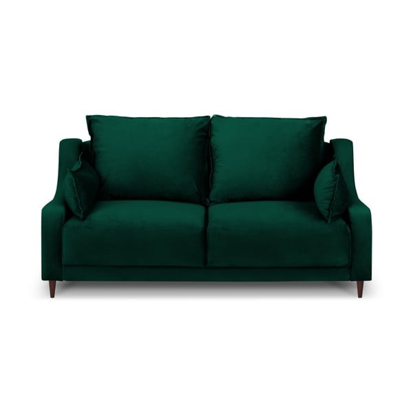 Žalia aksominė sofa Mazzini Sofas Freesia, 150 cm