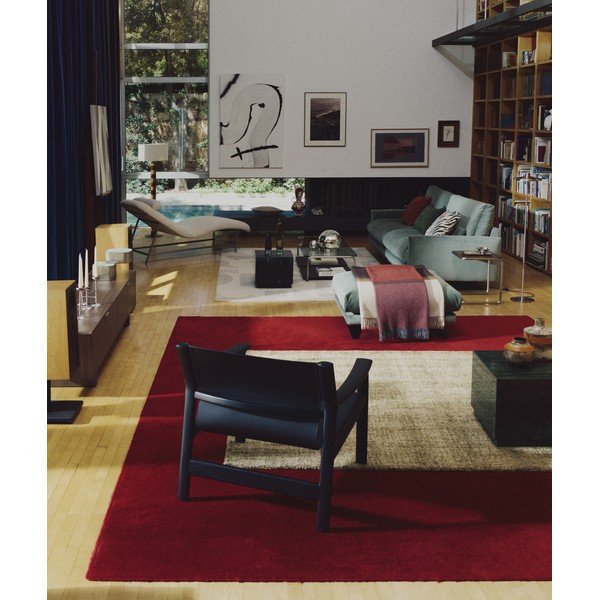 Rankų darbo smėlio spalvos iš vilnos kilimas 200x300 cm Zarn – Kave Home-image-3