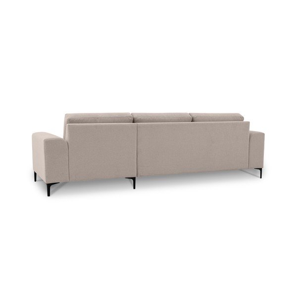 Kampinė sofa smėlio spalvos (su dešiniuoju kampu) Henry – Scandic-image-2