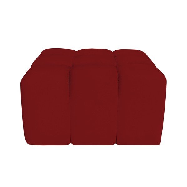 Tamsiai raudonas pufas Mazzini Sofas Lotus-image-1