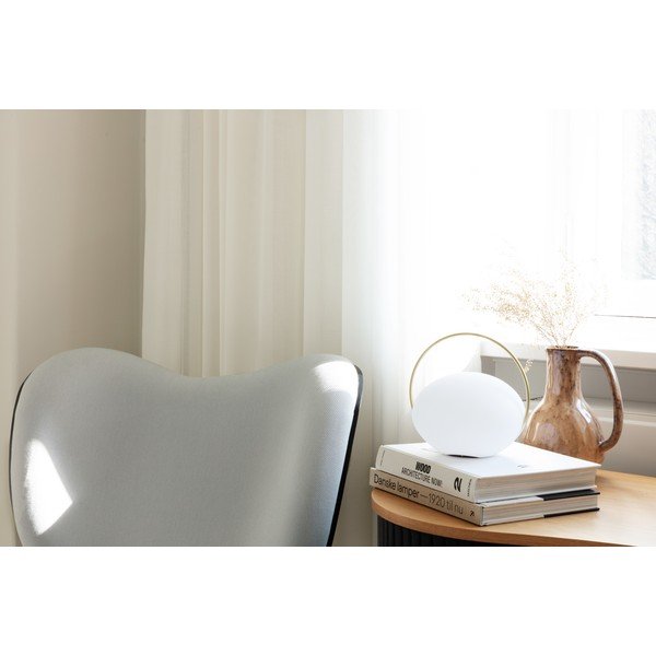 Stalinis šviestuvas baltos spalvos/auksinės spalvos LED (aukštis 19 cm) Orbit – UMAGE-image-3