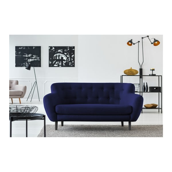 Mėlyna sofa Cosmopolitan design Hampstead, 162 cm-image-4