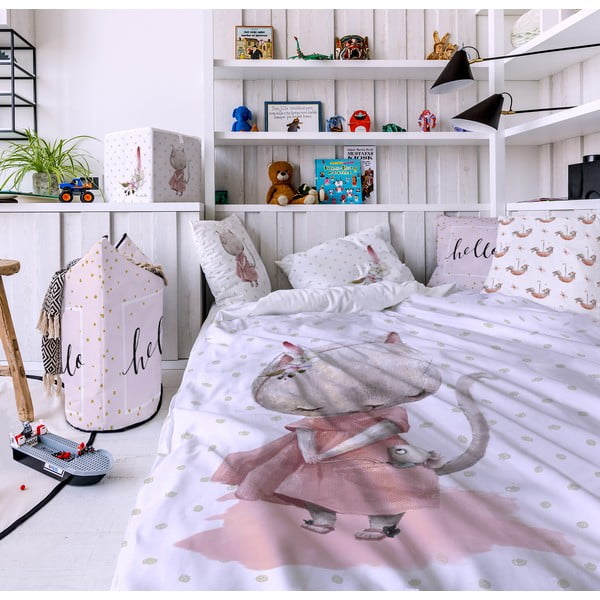 Medvilninė vaikiška pagalvėlė Butter Kings Mouse, 45 x 45 cm-image-1