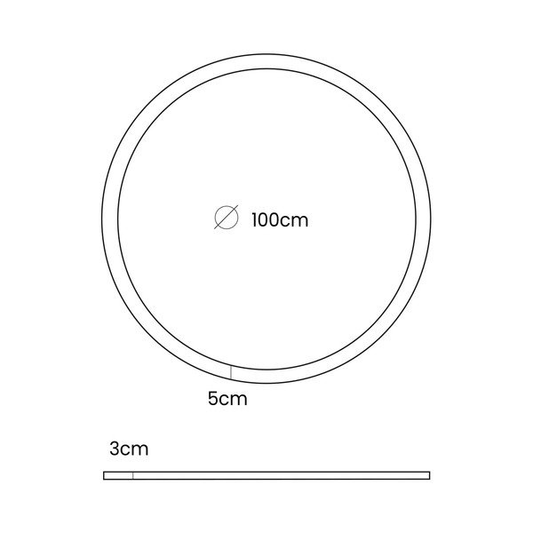 Rožinės spalvos vaikų žaidimų kilimėlis ø 100 cm – Meowbaby-image-1