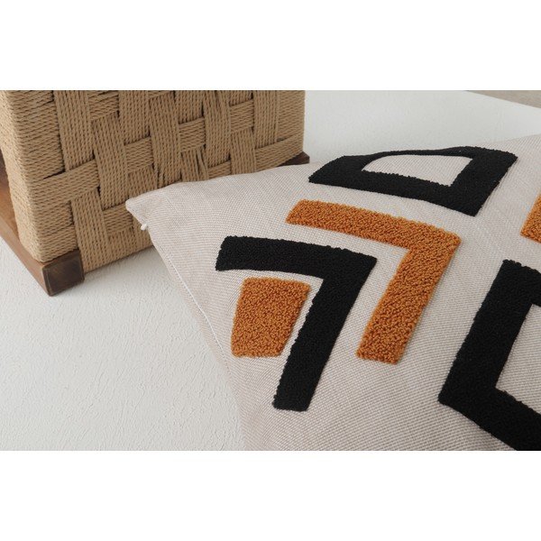 Iš lino dekoratyvinis pagalvės užvalkalas 43x43 cm Polen – Mioli Decor-image-4