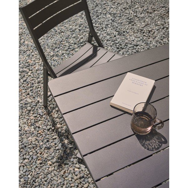 Sodo valgomojo stalas iš metalo 70x70 cm Torreta – Kave Home-image-4