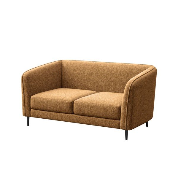 Sofa geltonos spalvos 160 cm Galbe – Ghado-image-3