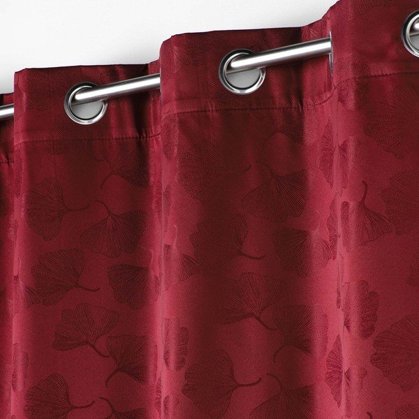 Visiškai užtemdo užuolaida bordo spalvos 140x260 cm Lunella – douceur d'intérieur-image-1