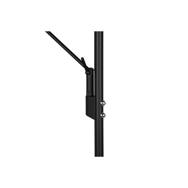 Matinės juodos spalvos pastatomas šviestuvas LED su pritemdymo funkcija (aukštis 180 cm) Brantford – Trio-image-3