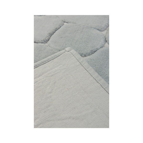 2 pilkų medvilninių vonios kilimėlių rinkinys "Confetti" Vonios kilimėliai "Parma Grey-image-1