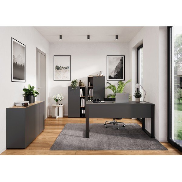 Biuro baldų rinkinys 90x120 cm Adrano – Germania-image-4