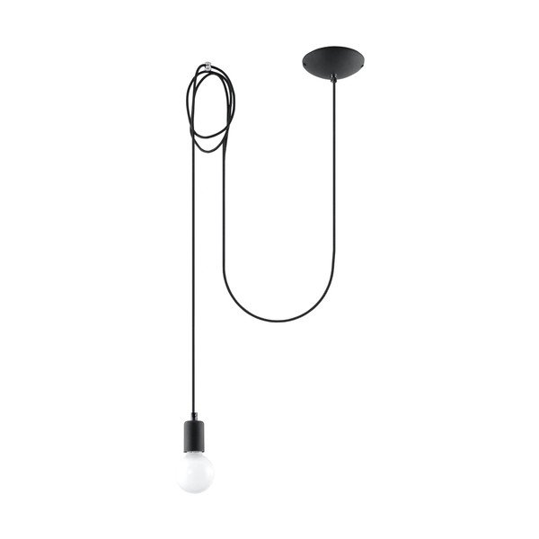 Kabantis šviestuvas juodos spalvos Spider – Sollux