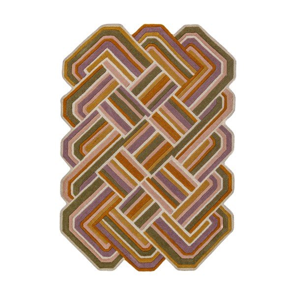Rankų darbo iš vilnos kilimas 160x230 cm Lattice Shaped  – Flair Rugs