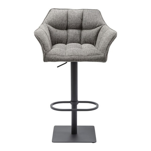 "Kare Design Thinktank" pilka baro kėdė su porankiais