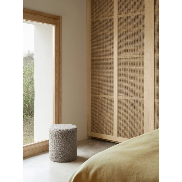 Pilkos spalvos iš boucle pufas Teddy – Blomus-image-4