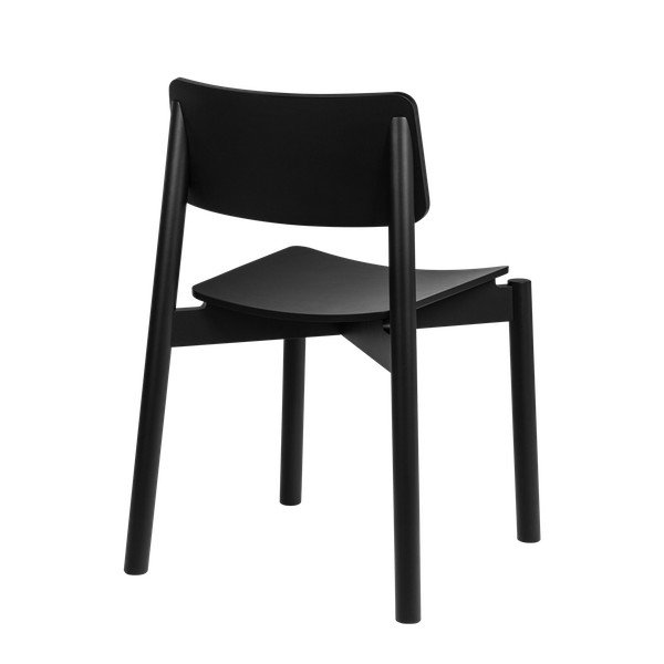 Juodos spalvos galima dėti viena ant kitos valgomojo kėdė Wem – noo.ma-image-3