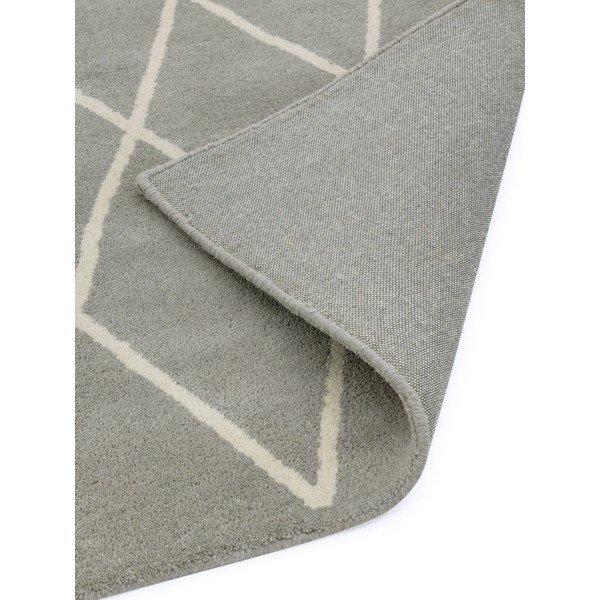 Rankų darbo iš vilnos kilimas pilkos spalvos 200x290 cm Albany – Asiatic Carpets-image-4