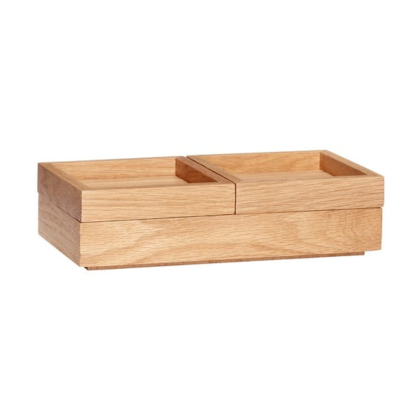 Biuro organizatorius iš medienos Staple – Hübsch-image-2