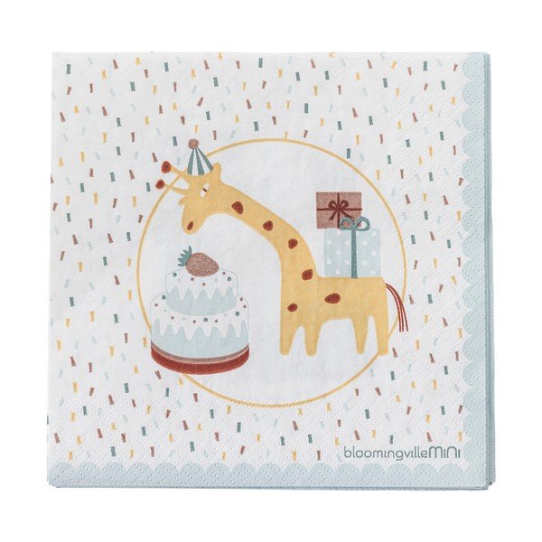 Iš popieriaus servetėlės 20 vnt. 33x33 cm Celebrate – Bloomingville Mini-image-3