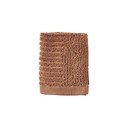 Terakotos spalvos iš frote audinio iš medvilnės rankšluostis 30x30 cm Classic – Zone