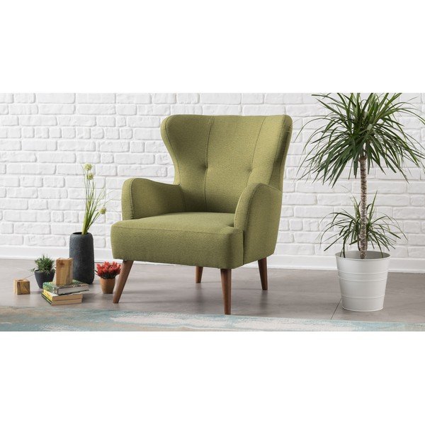 Žalias krėslas Balcab Home Jane-image-1