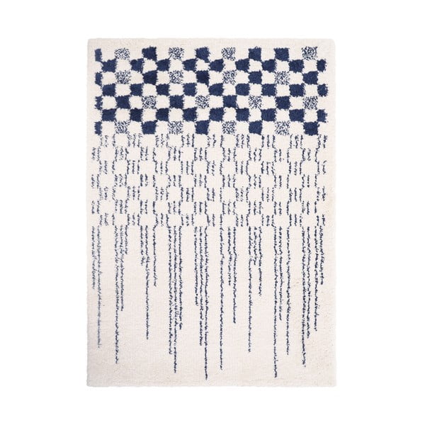 Mėlynos ir kreminės spalvos vaikiškas kilimas 120x170 cm Otilia - Nattiot