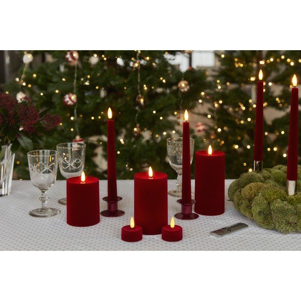 LED žvakė reikia baterijų (aukštis 12,5 cm) Sille – Sirius-image-2