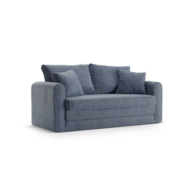 Pilkai mėlynos spalvos sulankstoma sofa 158 cm Lido – Micadoni 