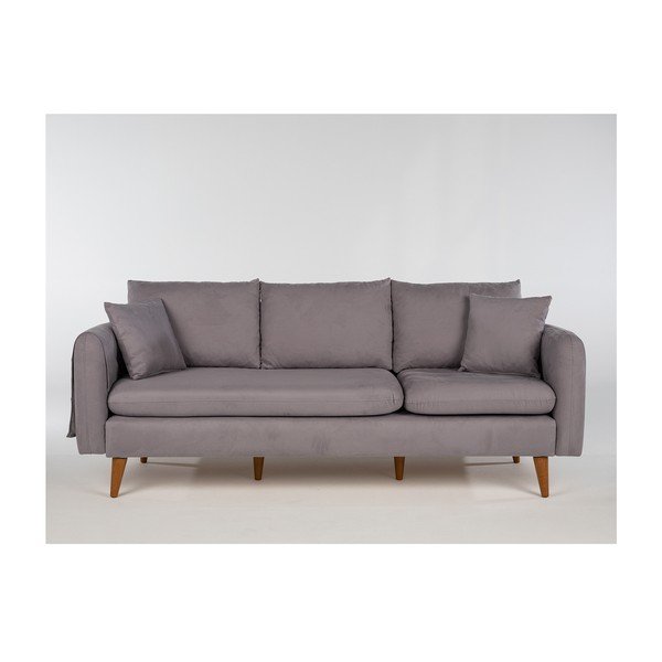 Sofa pilkos spalvos 215 cm Sofia – Balcab Home