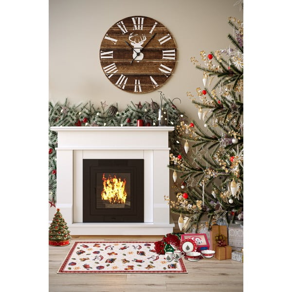 Kilimas raudonos spalvos su Kalėdų motyvu 50x80 cm Red Christmas – Villeroy&Boch-image-1