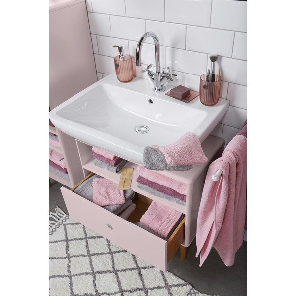 Spintelė po kriaukle rožinės spalvos 66x45 cm Color Bath – Tom Tailor-image-1
