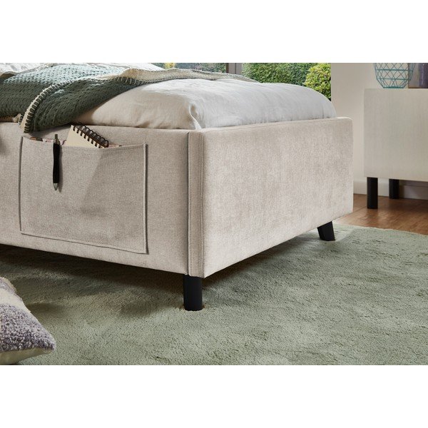 Smėlio spalvos vaikiška lova be grotelių 90x200 cm Cosy – Meise Möbel-image-3