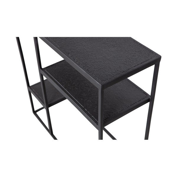 Juodos spalvos metalinė lentyna WOOOOD Febe-image-2