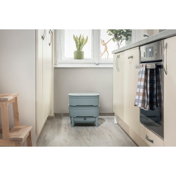 Pilkos spalvos komposto dėžė 30 l Urbalive – Plastia-image-3