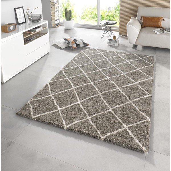 Rudas kilimas Mint Rugs Grid, 200 x 290 cm-image-1