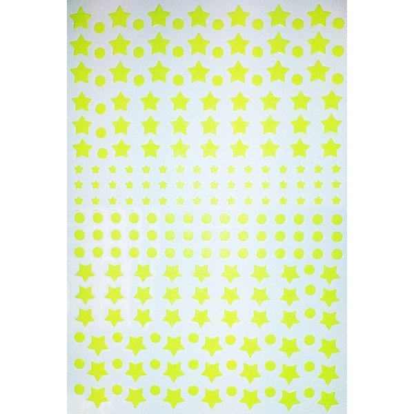 240 tamsoje šviečiančių lipdukų rinkinys Ambiance Milky Way, 240 vnt.-image-1