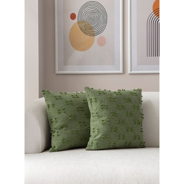 Dekoratyviniai pagalvių užvalkalai 2 vnt. 43x43 cm Tuffet – Mioli Decor-image-3
