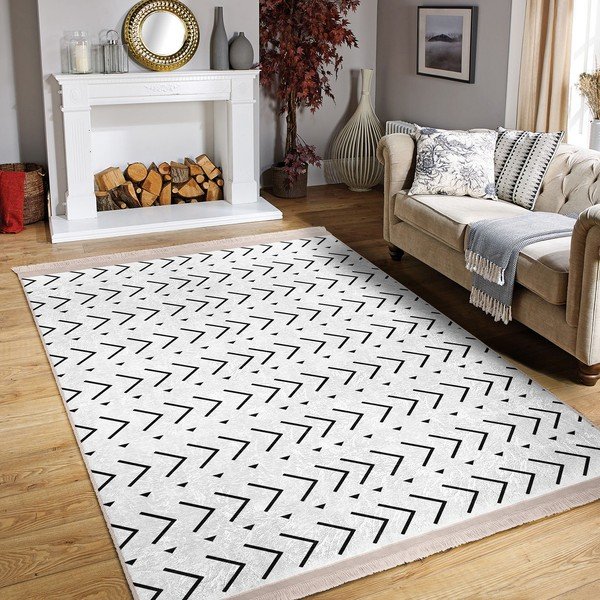 Baltas kilimas 160x230 cm - Mila Home-image-1