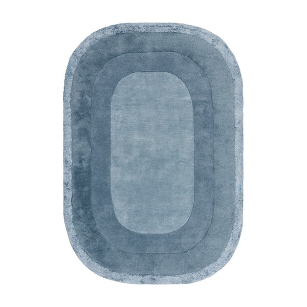 Rankų darbo iš vilnos mišinio kilimas mėlynos spalvos 200x290 cm Halo – Asiatic Carpets