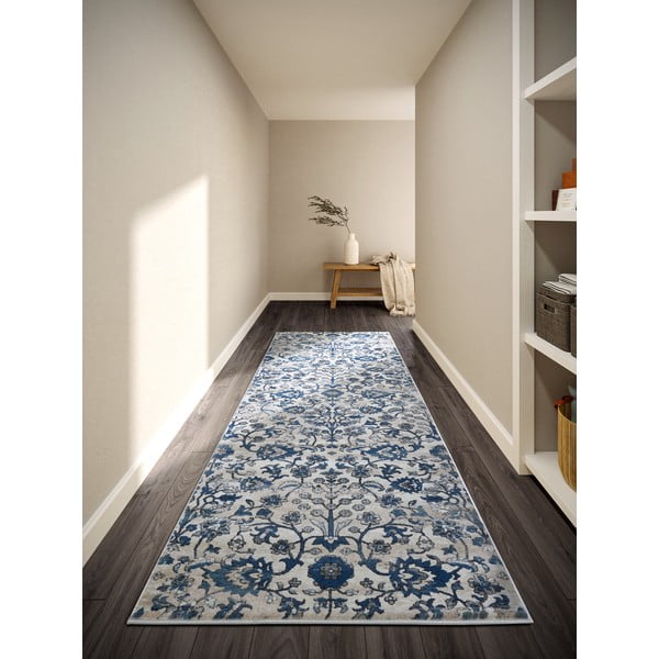 Kilimas mėlynos spalvos/kreminės spalvos 80x240 cm Ernest – Villeroy&Boch-image-1